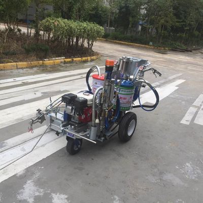 Traffic Acrylic Pneumatic Road Marking Spray Paint Machine