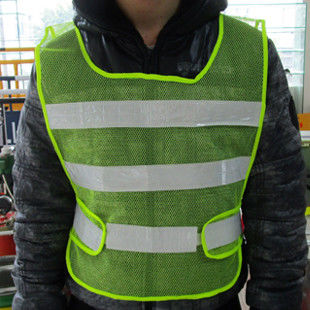 Reflective Light Vest Mesh Fabric Traffic Safety Equipment