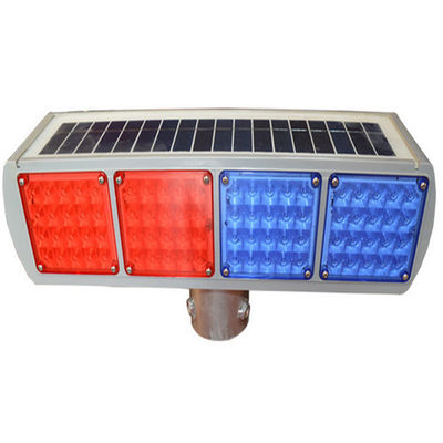 Integrated 6W Solar LED Strobe Blue And Red Blinker