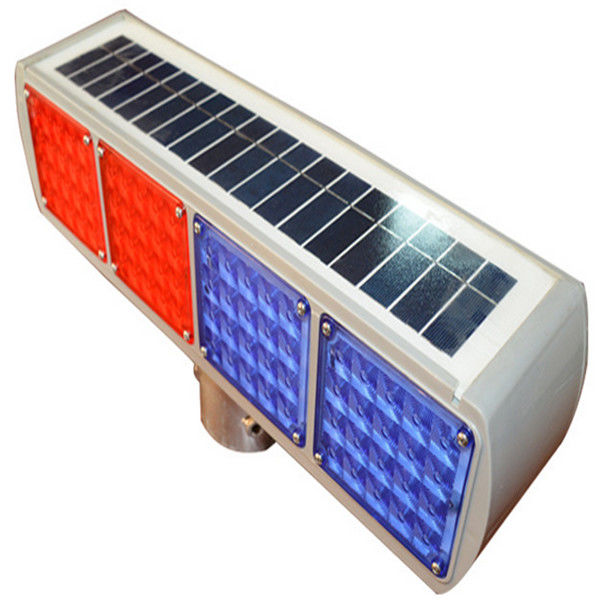 Integrated 6W Solar LED Strobe Blue And Red Blinker