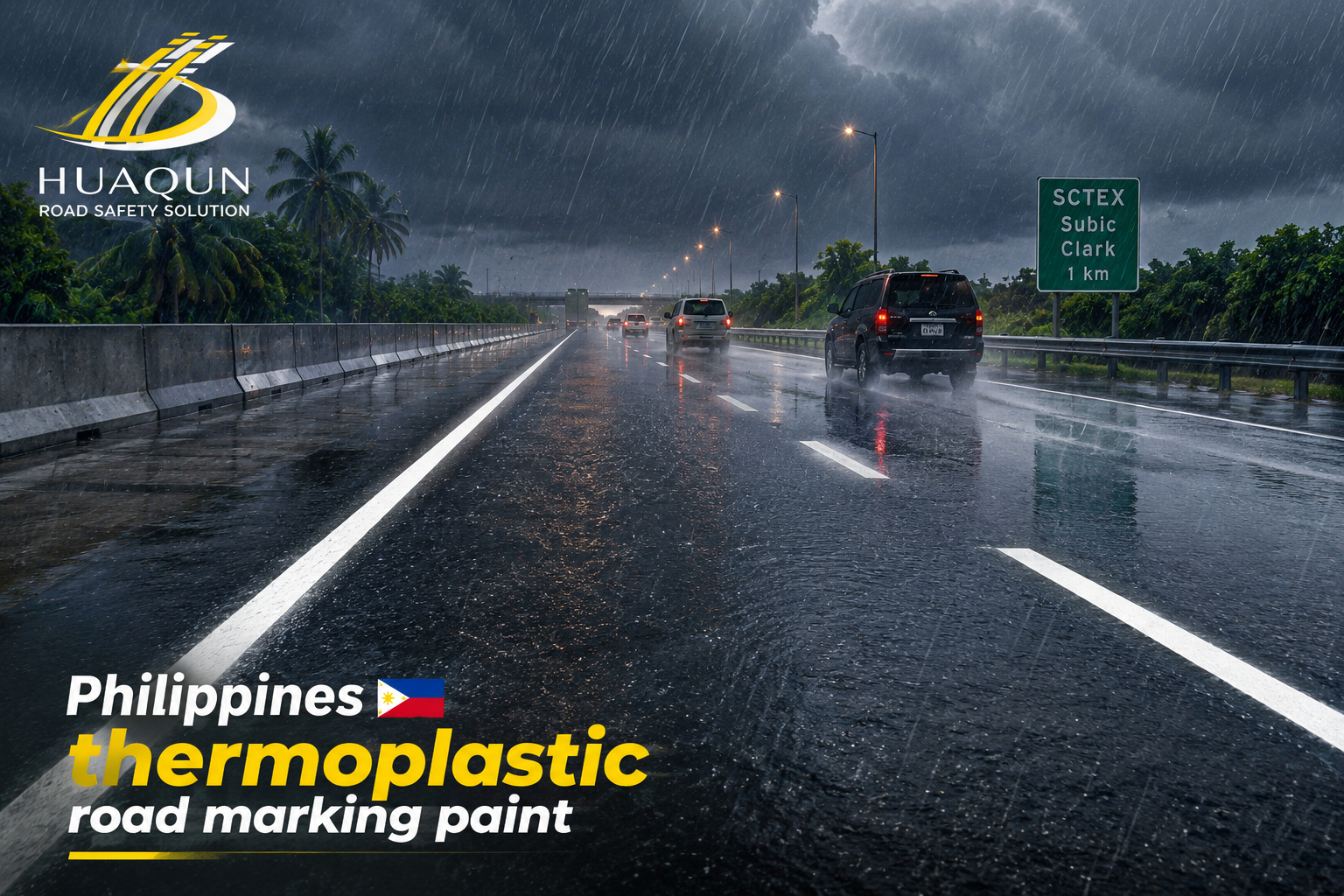 Latest company blogs about Are Thermoplastic Road Markings Suitable for Rainy Weather in the Philippines? Complete Buyer Guide