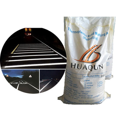 Good Adhesion White Thermoplastic Road Marking Paint High Reflective