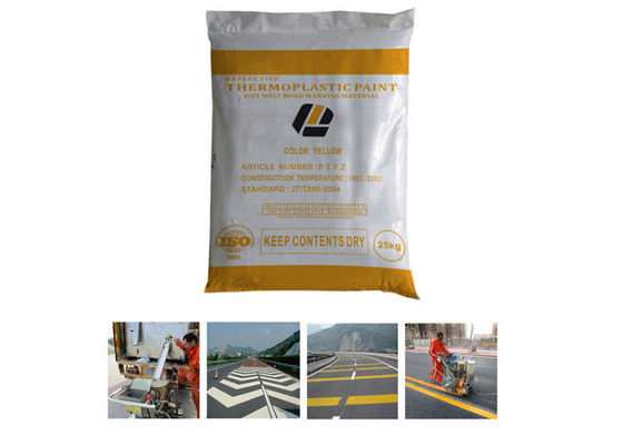 25kg/Bag Yellow Hot Melting Thermoplastic Road Marking Paint