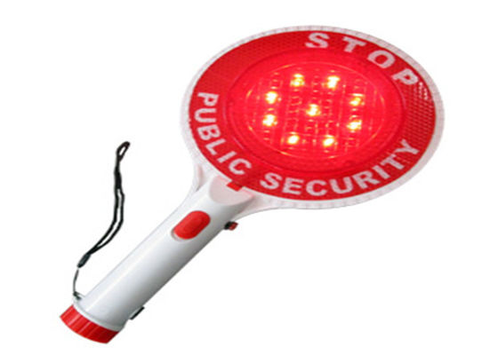 Rechagreable PE Plastic Public Security Stop Flashing LED Light