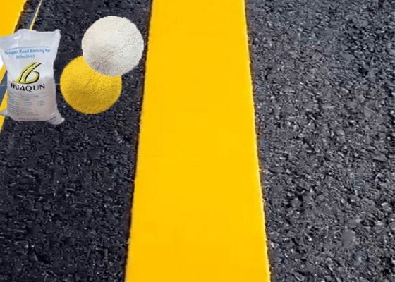 Buy Reflective Thermoplastic Road Marking Paint With 20% Glass Beads For Pavement Marking online manufacture