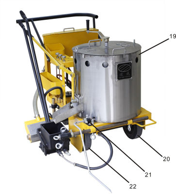 Buy Thermoplastic Pavement Marking Equipment , Thermoplastic Road Line Marking Machine online manufacture