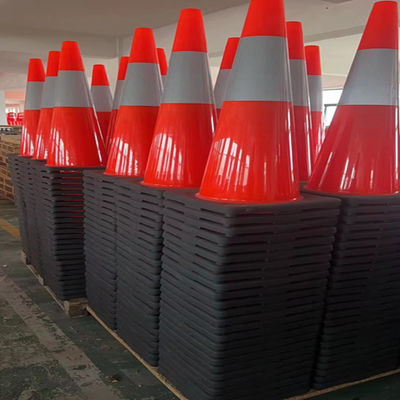 Buy PVC Road Traffic Cone High Visible Reflective Road Work Cones online manufacture