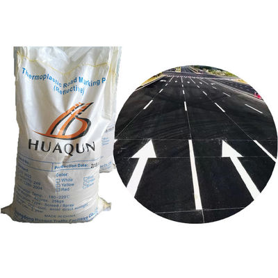 Buy Hot Melt Thermoplastic Road Marking Paint with 180~220℃ Application Temp, 25kg Packaging, and Reflective Glass Beads online manufacture