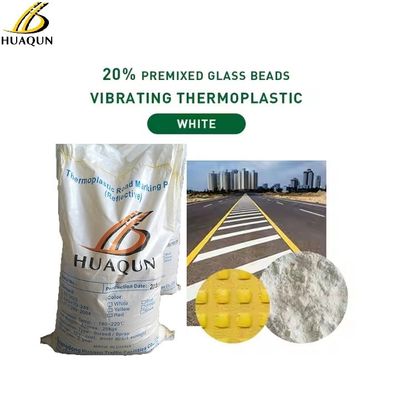 Buy Vibration Hot Melt Coating 20% Glass Bead Thermoplastic Road Marking Paint online manufacture
