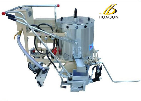 Buy Manual Thermoplastic Road Marking Machine Customized With Adjustable Glass Bead Dispenser online manufacture