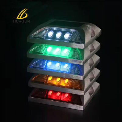 Buy LED Solar Flashing Road Studs Waterproof For Traffic Sign Usage And Safety online manufacture