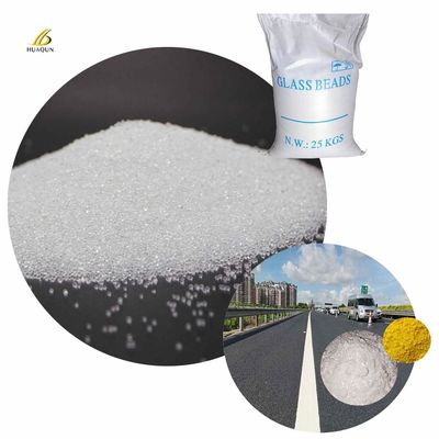 Buy Enhance Road Safety With Reflective Glass Beads High Reflectivity Durability And Smooth Bonding online manufacture