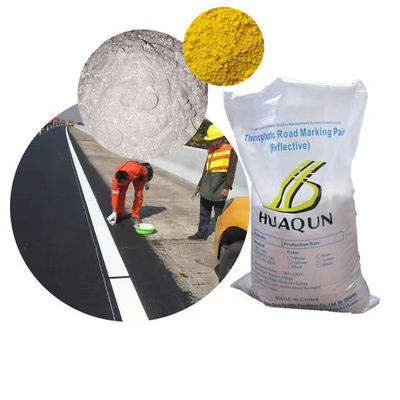 Buy Durable Long Lifespan Reflective Marking Line Paint Traffic Pavement Thermoplastic Paint online manufacture