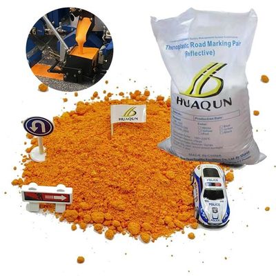 Buy Hua Qun Factory High Reflectivity Road Coating BS3262 Thermoplastic Paint With Glass Beads online manufacture