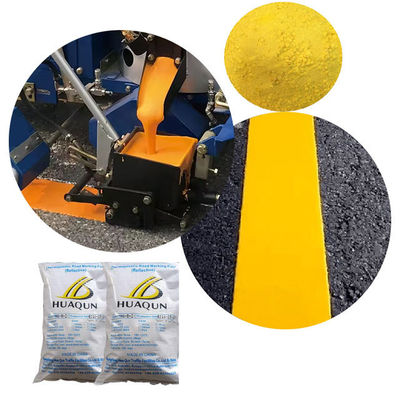 Buy Hot Melt Thermoplastic Road Marking Paint  Yellow Color Smooth And Flow online manufacture