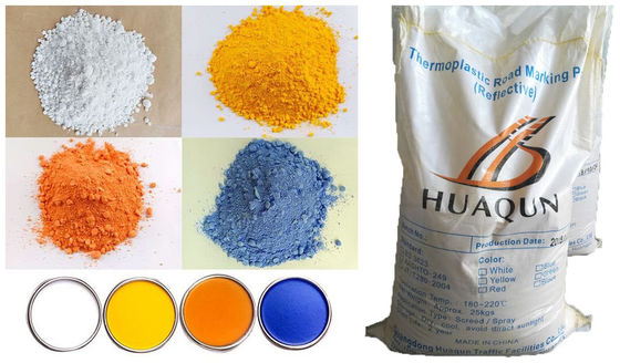Buy Quick-drying Strong Adhesion HOEM White Yellow Blue Orange Thermoplastic Road Marking Paint Original Factory online manufacture