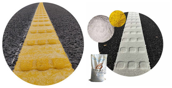 Buy Quick-drying Strong Wear Resistance Strong Adhesion High Quality Customizable White Yellow Convex Thermoplastic Road Marking Paint Manufacturer online manufacture