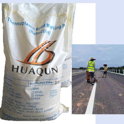 Buy High reflectivity and Long-lasting Thermoplastic Road Marking Paint for road marking with glass beads online manufacture