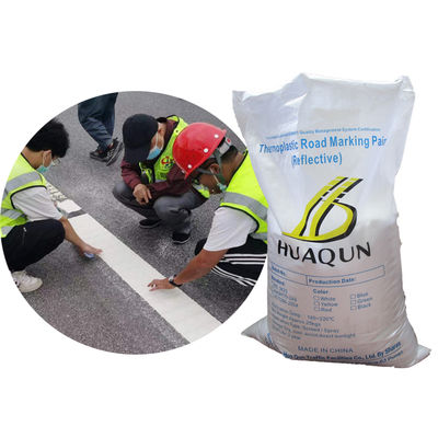 Buy Good Quality Guangzhou Factory White And Yellow Thermoplastic Road Marking Paint online manufacture
