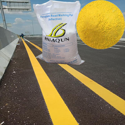 Buy Thickness 2-4 Mm Thermoplastic Road Marking Paint Powder Coat State Ensuring Clear Visible Durable Traffic Safety Lines online manufacture