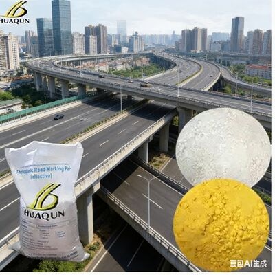 Buy Glass Beads 20 Percent Thermoplastic Road Marking Paint Hard And Abrasion Resistant Providing Long Term Road Surface Markings online manufacture