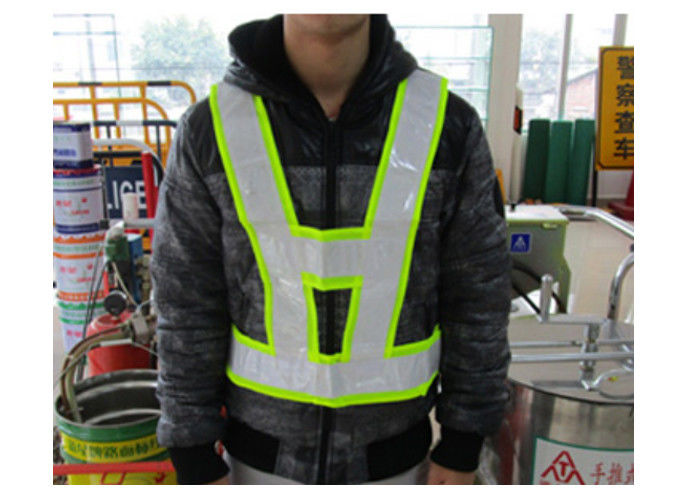 Neon Fluorescent Yellow Durable Reflective Vest Traffic Safety Equipment