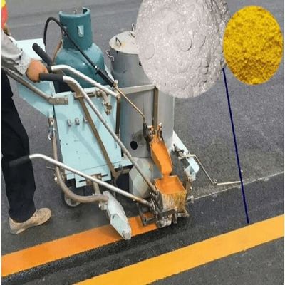 Durable Hot Melt Road Marking Paint With 10% Premixed Glass Beads for Heavy Traffic