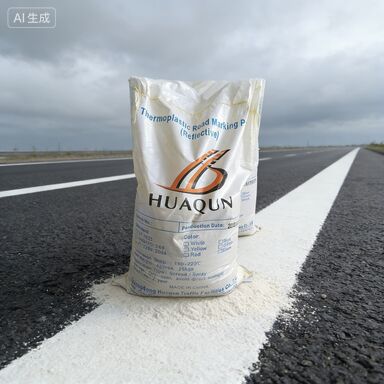 Fast Drying Thermoplastic Road Marking Paint with High Visibility Glass Beads for Durable Road Safety Coating