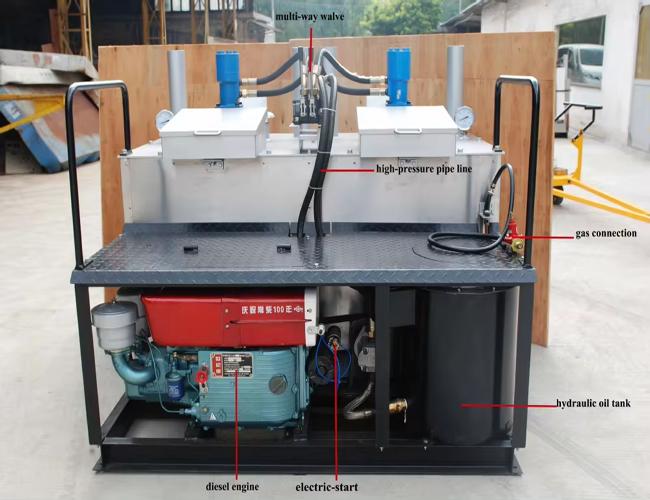 Hydraulic Thermoplastic Preheater for Road Marking Materials