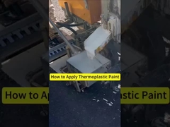 Highly Visible Thermoplastic Paint for Road Markings Quick and Easy Application Process