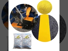 Hot Melt Thermoplastic Road Marking Paint  Yellow Color Smooth And Flow