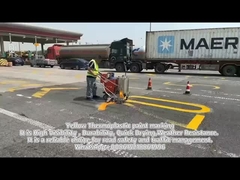 Yellow thermoplastic paint