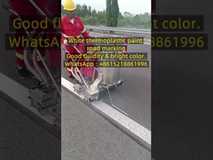 White thermoplastic paint