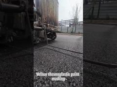 Yellow thermoplastic paint