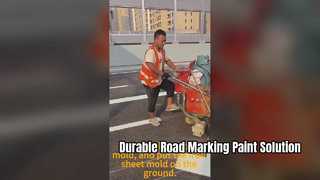 Precision Arrow Marking with Thermoplastic Road Marking Paint | Durable Road Safety Solution
