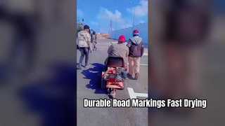 Road Marking Construction in Ghana 🇬🇭 | Professional Urban Road Marking Project